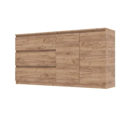 Chest of drawers 1580х376х730 mm Bright chipboard